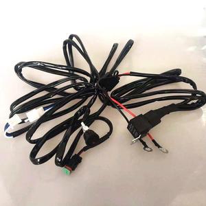 ไฟหน้าเดี่ยวอะแดปเตอร์ Harness ซ็อกเก็ตสายไฟไฟหน้าสีขาว connector รีเลย์สวิทช์ - Product Image 3