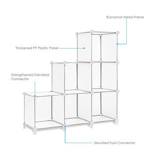 Organiseur de rangement en cubes en <span class=keywords><strong>plastique</strong></span>, 6 cubes, étagères de rangement, cubes organisateurs, organisateur de placard en <span class=keywords><strong>plastique</strong></span> DIY, étagère modulaire <span class=keywords><strong>pour</strong></span> livres - Product Image 3