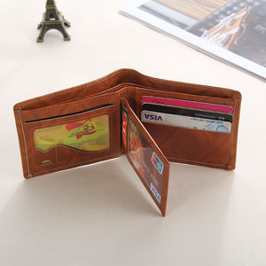 ขายร้อน USD 100หนึ่งร้อยดอลลาร์นูนวินเทจหนัง PU กระเป๋าสตางค์สั้นผู้ชาย,กระเป๋าใส่เหรียญสำหรับผู้ชาย - Product Image 4