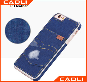 Funda / Estuche / Forro protector de Mezclilla alta antideslizante para iphone 7 7 plus - Product Image 1