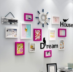 Bộ Khung Ảnh Gia Đình Thiết Kế Theo Phong Cách Châu Âu, Khung Ảnh Nhà Gỗ Trang Trí Tường, Bộ Khung Ảnh Mơ Ước - Product Image 5