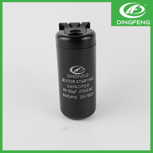 American type 220V cd60 capacitor film with Holder - Product Image 1
