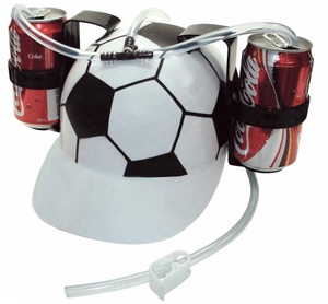 Casque de fête avec porte-bouteilles pour bière, promotion en gros, vente chaude - Product Image 1