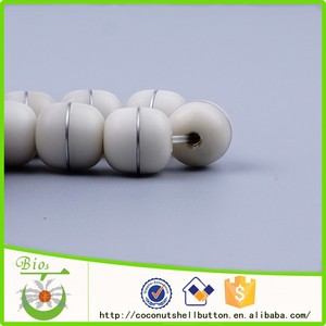 De gama alta corozo nut con cuentas personalizadas smykker joyería - Product Image 2