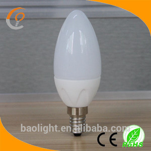 Pago asia alibaba de china 2835smd 3 w 4 w 5 w de cerámica e14 de la vela llevó la bombilla 220 v 2700 k blanco cálido - Product Image 1