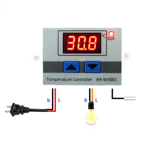 <span class=keywords><strong>Termostato</strong></span> Digital Inteligente XH-W3001 W3001, Controlador de Temperatura, Termómetro LED, <span class=keywords><strong>Termo</strong></span> 220V, Interruptor de Control de Temperatura con Pantalla - Product Image 1