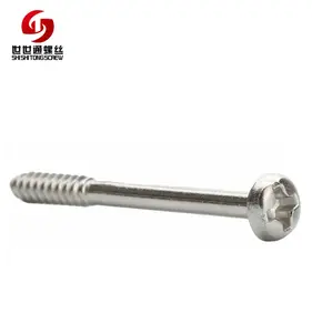 Stainless Steel Phillips Slot Pan Head Partial Thread Screw Space Threaded Screw