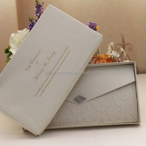 Cartes d'invitation de mariage originales en flocage avec boucle - Product Image 2