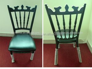 Kraliyet istiflenebilir düğün napolyon paslanmaz çelik sandalyeler - Product Image 4