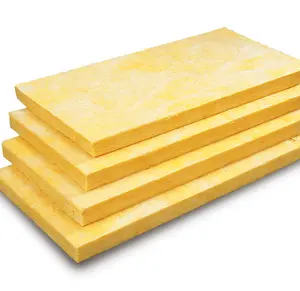 Fire Resistance Aluminum Insulation Foil Faced Building Materials Acoustic Glass Wool Board