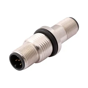 Impermeable M12 macho a hembra/RJ45 a RJ11 hembra todo-en-un conector