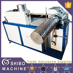 Aluminium fleksibel saluran mesin pembuat