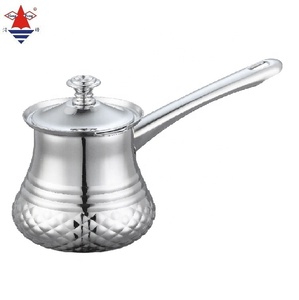 Scalda Tazza per Caffè Arabo con Manico in Acciaio Inox Design Turco - Product Image 2