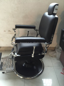 Sillón de Barbería Vintage para Hombre, Silla de Salón con Respaldo Reclinable - Product Image 4