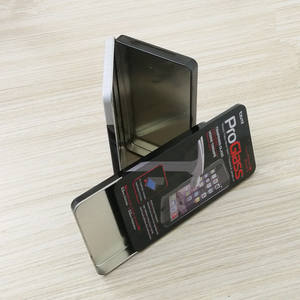 Petite boîte en métal rectangulaire de conception personnalisée en gros pour <span class=keywords><strong>Proglass</strong></span> Boîte en fer blanc coulissante - Product Image 6