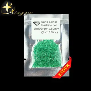 Nano verde espinélio 1.5 CZ de corte máquina para estoque jóias