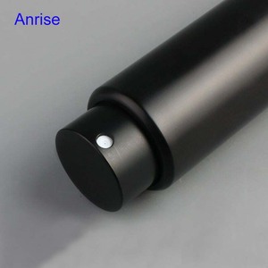 Sang Trọng 8Ml 10Ml 15Ml 20Ml Mờ Mờ Màu Đen Nhôm Twist up Nước Hoa Phun Atomizers - Product Image 4