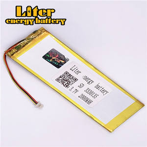 Connector 1,0-<span class=keywords><strong>3</strong></span> p customized <span class=keywords><strong>3</strong></span>,7 V 3330135 2000 mAh Li-polymer battery Li polymer battery - Product Image 1