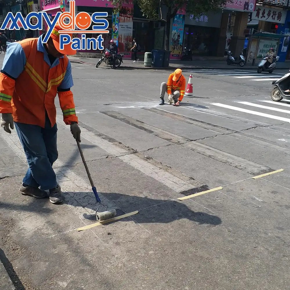 Maydos Lukisan Lalu Lintas Penanda Garis Jalan Termoplastik Meleleh Panas (Lukisan Jalan Bubuk)