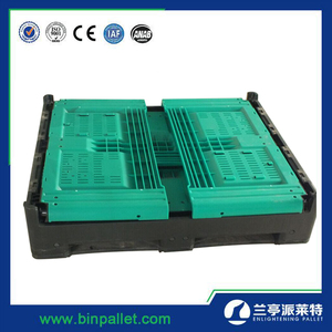 1200*1000*810 ağır haddeleme katlanabilir konteyner depolama paleti toplu kasalar plastik - Product Image 2