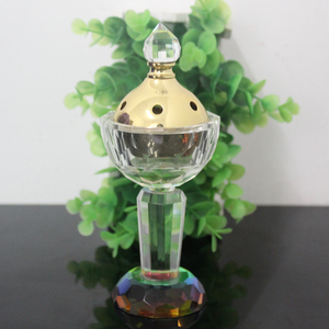 Tazón incensario quemador de incienso de cristal conjunto - Product Image 1