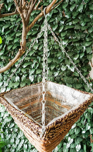 Cesto di fiori appeso a forma di cono e corda personalizzato all'ingrosso con gancio di filo | Supporto per piante Decorative da giardino eco-friendly - Product Image 4