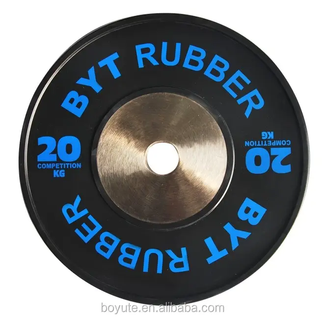 Concurrentie rubber bumper plaat 25 kg