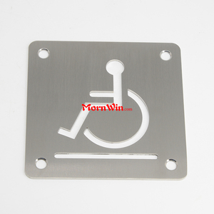 <span class=keywords><strong>Plaque</strong></span> <span class=keywords><strong>de</strong></span> signalisation <span class=keywords><strong>de</strong></span> <span class=keywords><strong>porte</strong></span> en acier inoxydable pour <span class=keywords><strong>salle</strong></span> <span class=keywords><strong>de</strong></span> <span class=keywords><strong>bain</strong></span> et toilettes <span class=keywords><strong>plaque</strong></span> métallique pour les centres commerciaux - Product Image 4