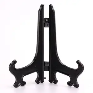 Plastic Black Easel Plate Display Stand Painting Display Stand