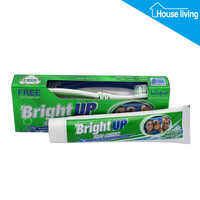 Pâte à dents et gencives, livraison gratuite, OEM, meilleur dentifrice, blanchiment des dents, Protection contre le fluorite, paquet brosse à dents 120ml(150g)