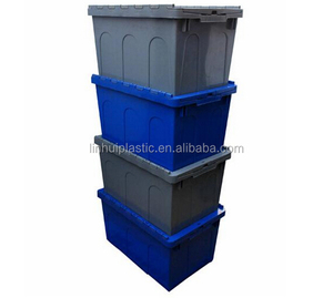 50L Thùng Nhựa Vuông Bao Bì Rẻ Nhất Hộp Nhựa Stackable Thùng Cho Cá Trái Cây Và Rau Quả - Product Image 2