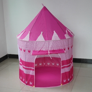 AIOIAI vendita Calda <span class=keywords><strong>Lovely</strong></span> Girl Giocare Tenda Rosa Principessa Castello Dieci Portatile Tenda Esterna