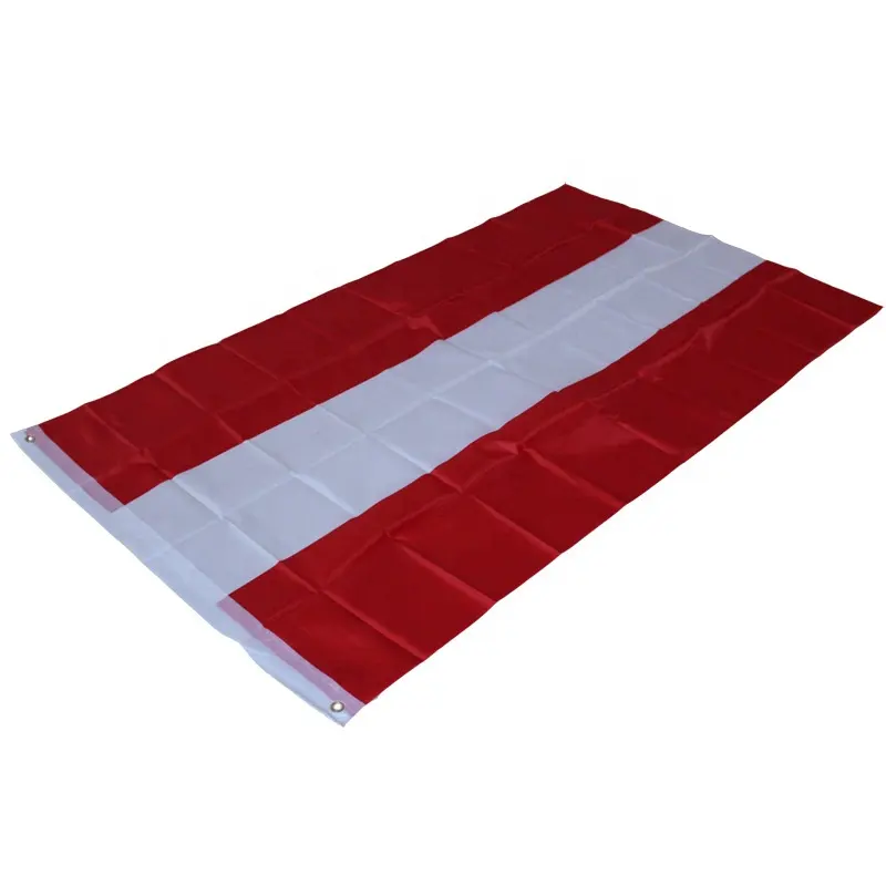 Benutzer definierte billige 100% Polyester Druck 3 * 5ft Österreich Land National flagge