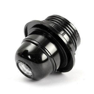 Douille de <span class=keywords><strong>lampe</strong></span> <span class=keywords><strong>E27</strong></span> en bakélite noire à vis autobloquante - Product Image 3
