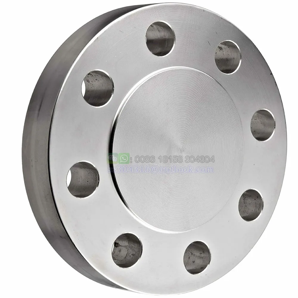 Direct Factory 8 Holes Flanges with CNC Machining Stainless Steel Pipe Fittings Blank Flanges