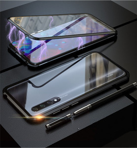 Adsorbimento magnetico Del Respingente doppi Lati <span class=keywords><strong>di</strong></span> <span class=keywords><strong>vetro</strong></span> temperato caso della copertura posteriore per Xiaomi Mi A3 - Product Image 2