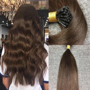 Punta <span class=keywords><strong>i</strong></span> cutícula aligneed Virgen del pelo marrón color - Product Image 1
