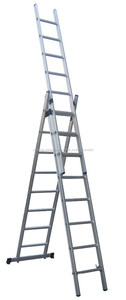 NUEVA combinación de $ number secciones De Aluminio EN131 escalera de paso doble con bisagras de <span class=keywords><strong>metal</strong></span> - Product Image 3