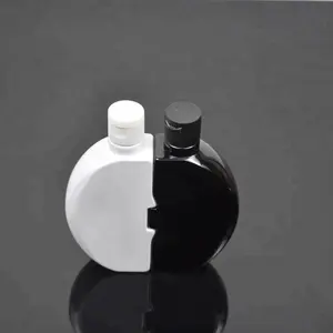 Vide 120 ml * 2 deux en un en plastique jumelle D'ANIMAL FAMILIER pour le shampooing lotion utilisation de voyage