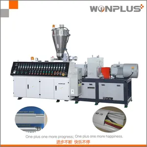 Pvc Draad Trunking Gebruik Product Extrusie Machine