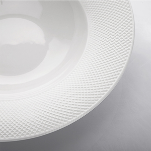 Veihosen — plaque de pâtes en porcelaine blanche, ensemble deux huit - Product Image 2