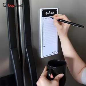 Magnetic Shopping List Fridge Notepad with Pen