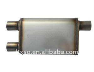 Silencieux de voiture en acier inoxydable 304, silencieux universel à montage direct, silencieux d'échappement - Product Image 4