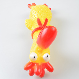 Gritando <span class=keywords><strong>pollo</strong></span> comida para perros juguete ladrando perro juguete chillón perro Pato juguete - Product Image 2