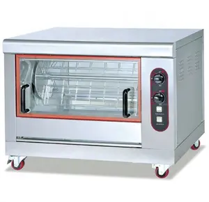 Profesyonel Et tost makinesi fırın/Gaz Tavuk Izgara Fırın/Yüksek Kaliteli Tavuk Rotisserie Izgara Gaz Fırın