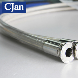 شفافة غطاء سيليكون الفولاذ المقاوم للصدأ مضفر غطاء ملتف PTFE أنبوب/حمض مقاومة خرطوم - Product Image 4