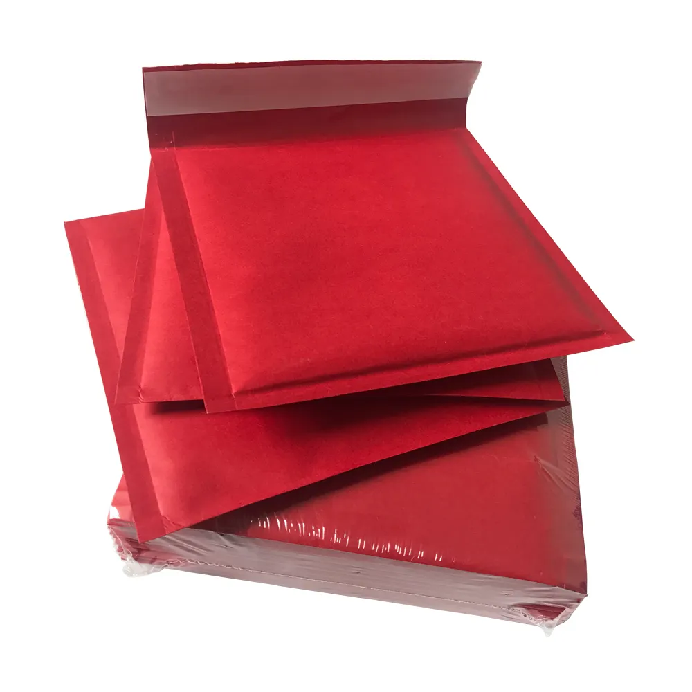 Envelope Sacos Personalizados Mailers Bag Embalagem Kraft Envelopes Acolchoado Logotipo Envio Mail Mailing Paper Atacado Red Bubble Mailer