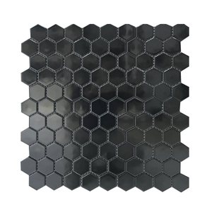 Tabarka <span class=keywords><strong>amazon</strong></span> hexagonal cocina backsplash azulejo negro - Product Image 1