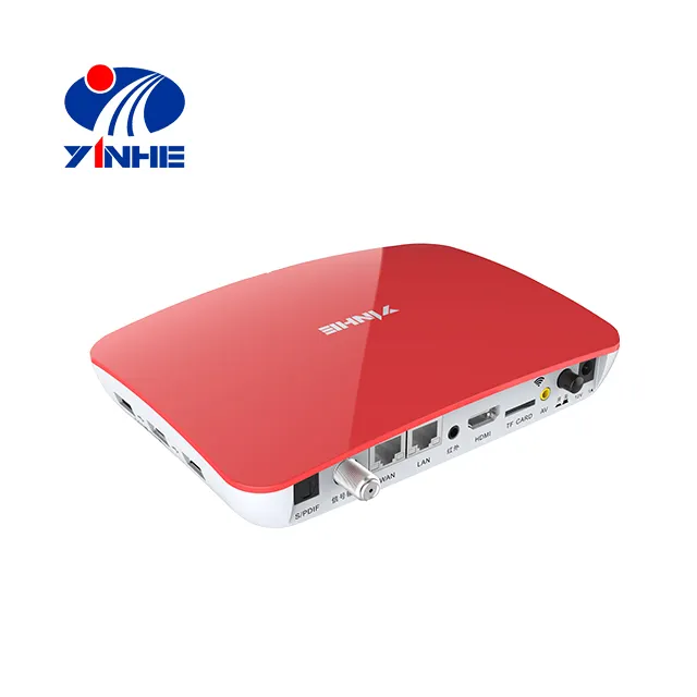 Meilleure boîte de télévision android S2 + iptv coffret pour internet par satellite