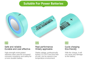 Thô LiFePO4 pin di động <span class=keywords><strong>26650</strong></span> 3.2V 3200mAh chu kỳ sâu <span class=keywords><strong>Lithium</strong></span> sắt Phosphate Pin cho đồ chơi điện - Product Image 4